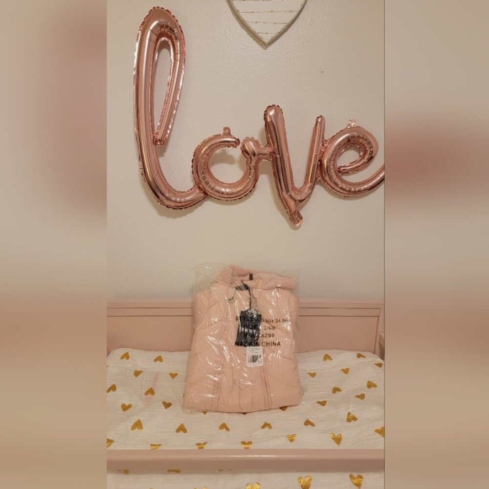 Item:  DKNY Snowsuit – Hooded Fleece Lined Warm Winter Coat – Zip Sn